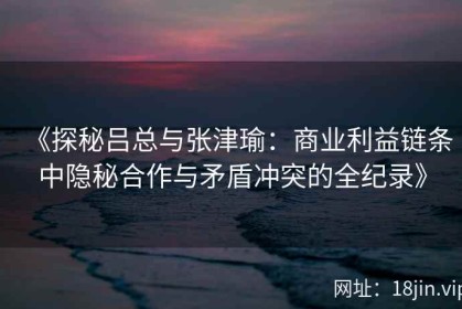 《探秘吕总与张津瑜：商业利益链条中隐秘合作与矛盾冲突的全纪录》